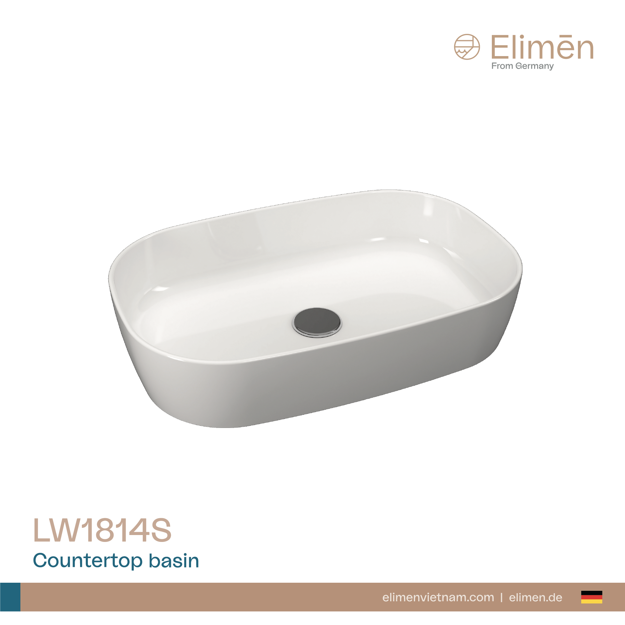 Elimen Countertop basin - Code