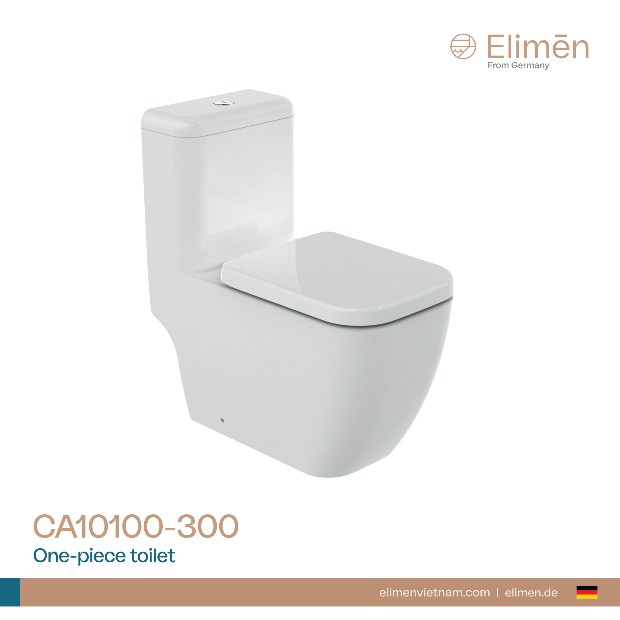 Elimen One-piece toilet - Code CA10100-305