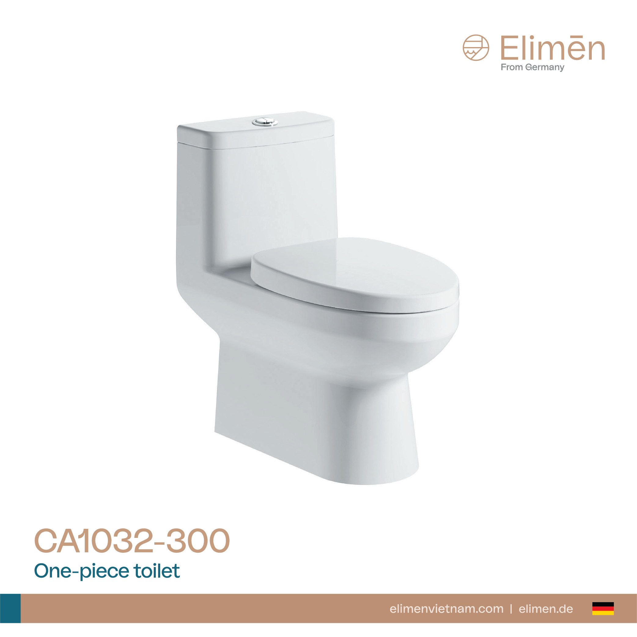 Elimen One-piece toilet - Code CA1032-30