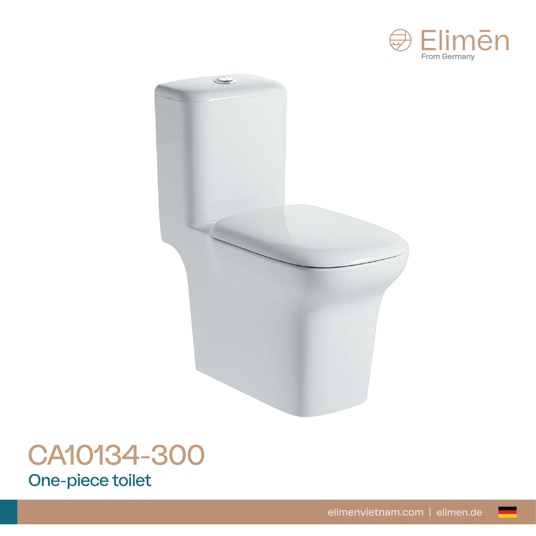 Elimen One-piece toilet - Code CA10134-30