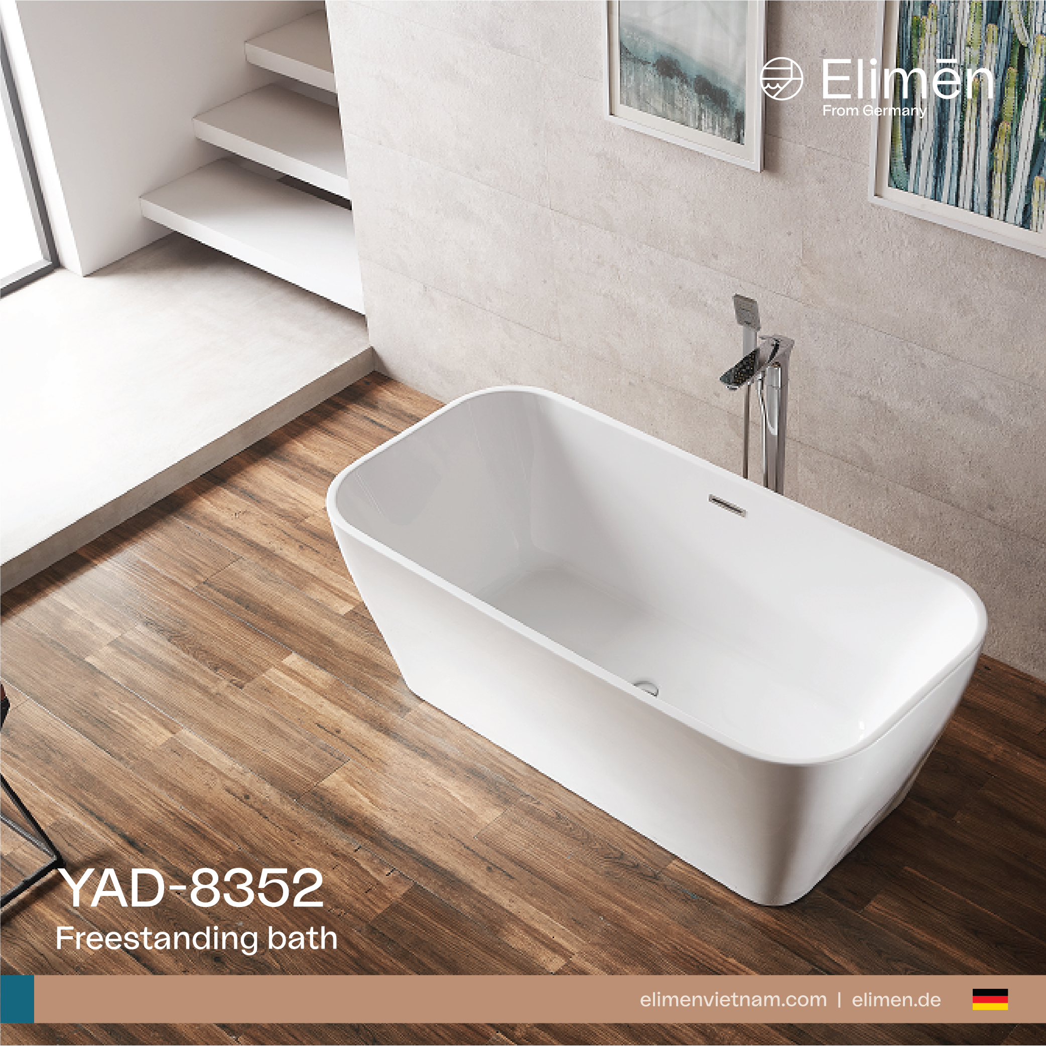 Elimen bathtub - Code YAD-8352-170 