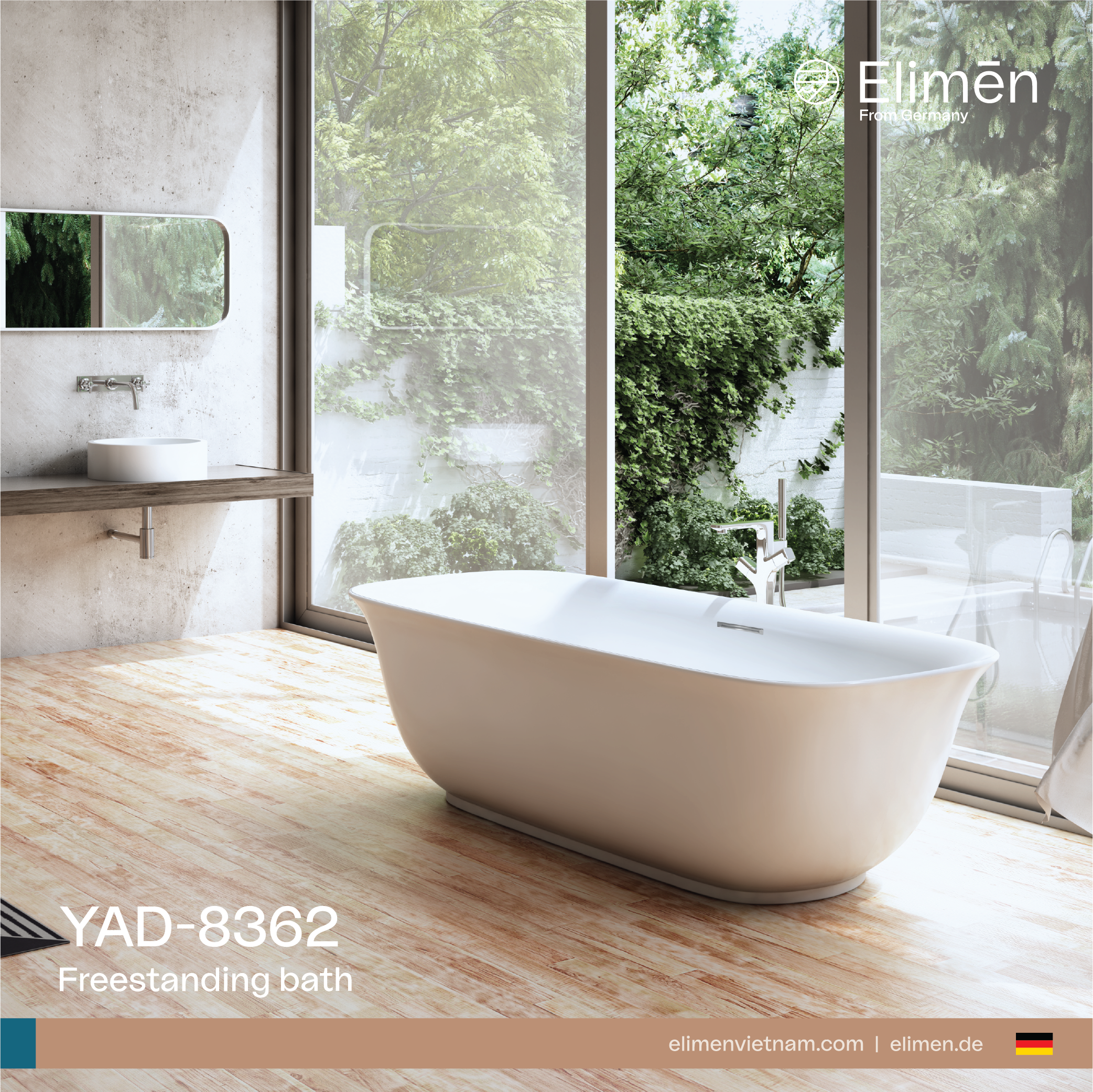 Elimen bathtub - Code YAD-8362-170