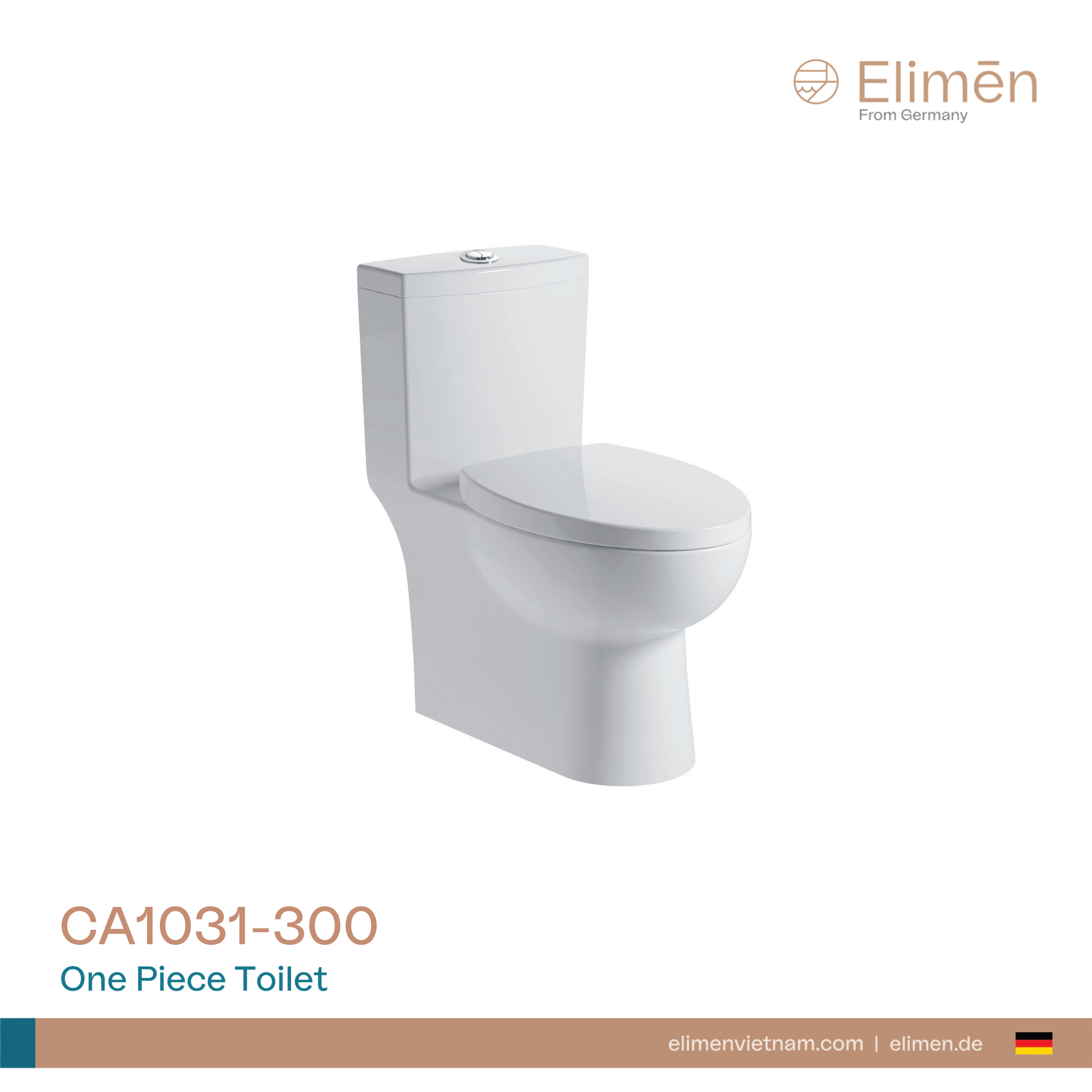 Elimen One-piece toilet - Code CA1031-305