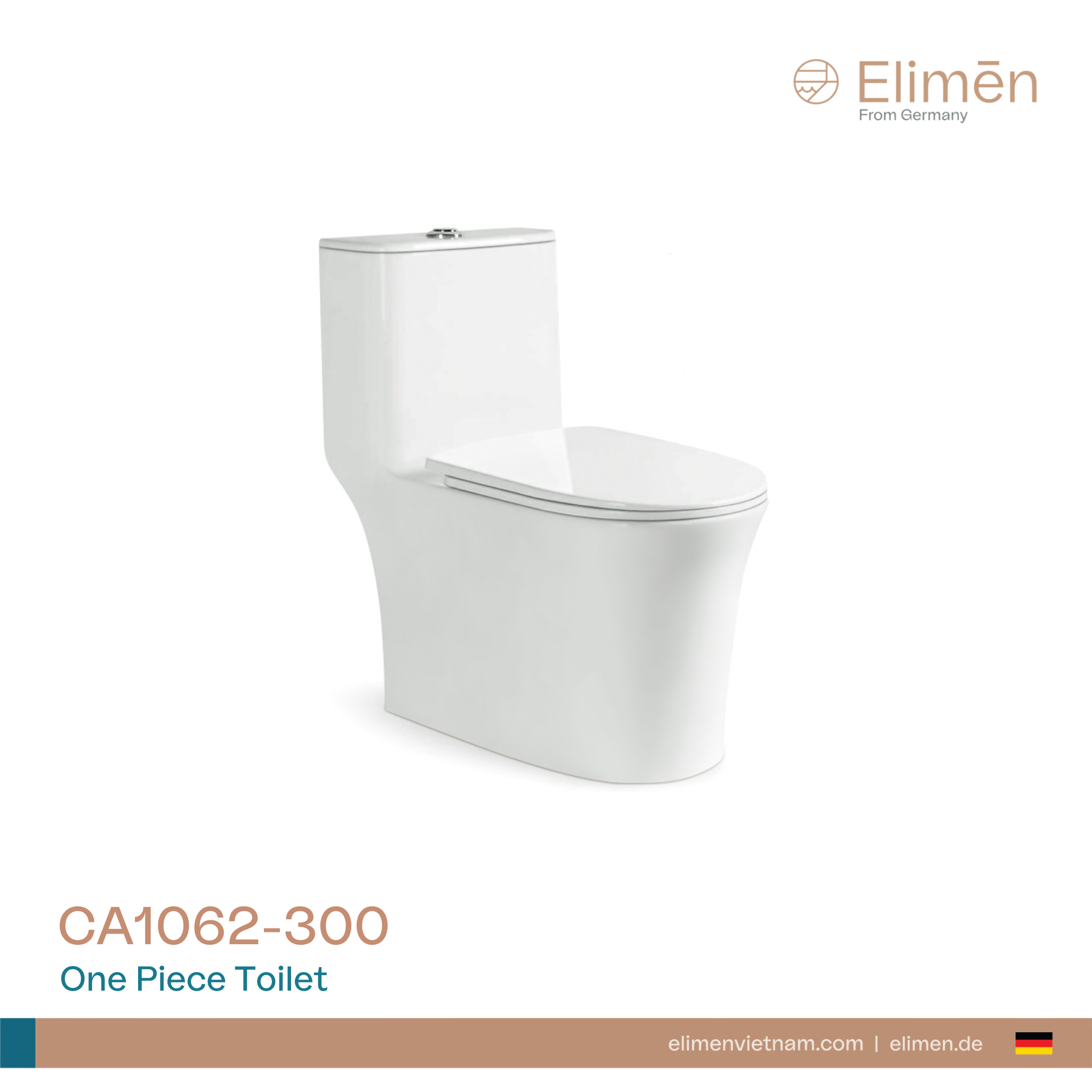 Elimen One-piece toilet - Code CA1006-30