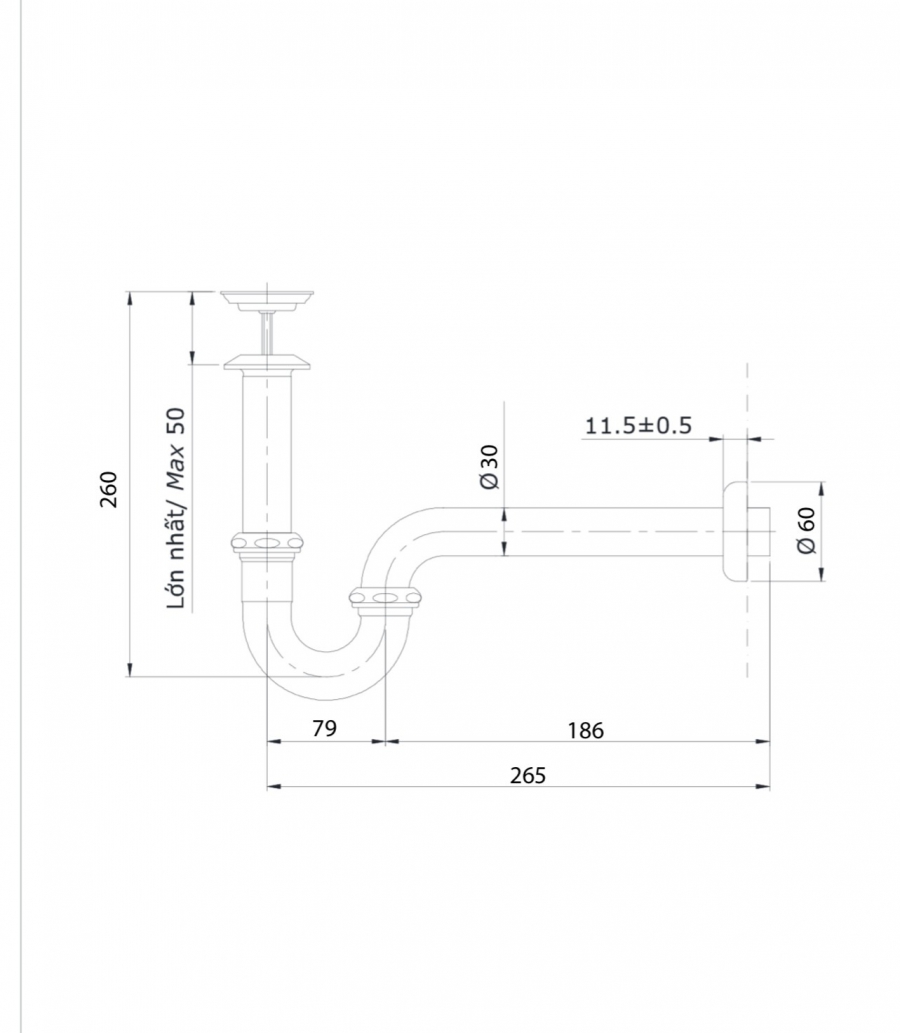 Siphon Elimen - Mã 60800200