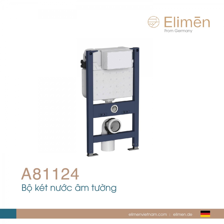 Bộ két nước âm tường | Mã A81124