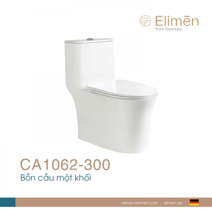 Bồn cầu 1 khối Elimen CA1062-300
