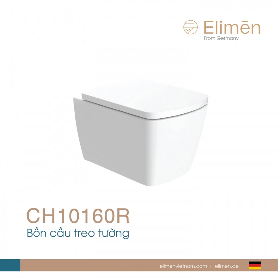 Bồn cầu treo tường | Mã CH10160R