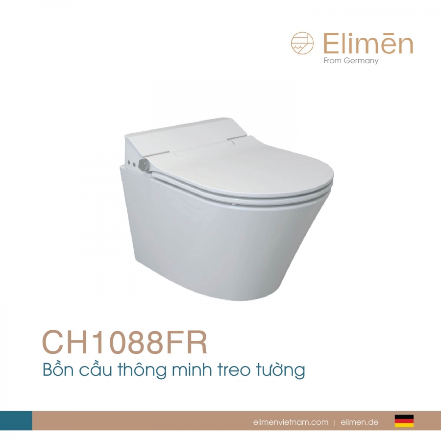 Bồn cầu thông minh treo tường | Mã CH1088FR