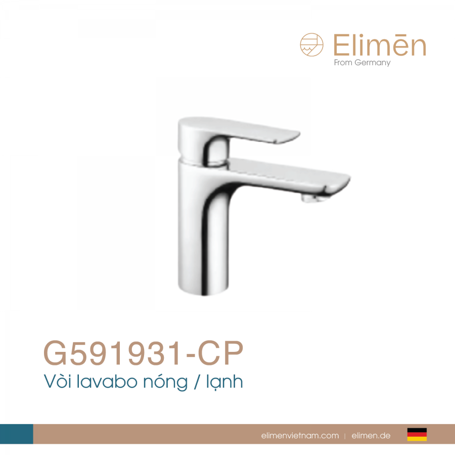 Vòi Lavabo nóng lạnh | Mã G591931-CP