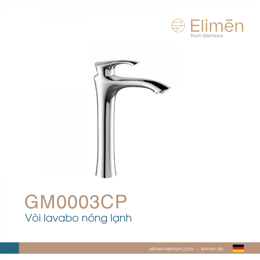 Vòi lavabo nóng lạnh | Mã GM0003CP