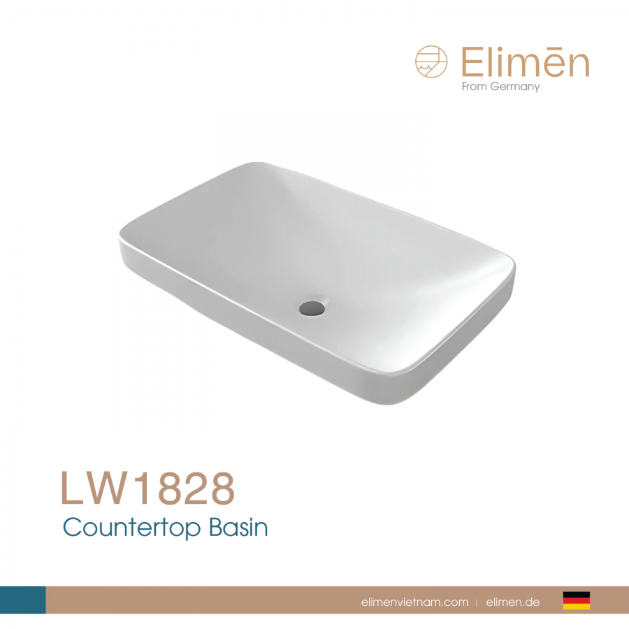 Chậu Lavabo đặt trên bàn | Mã LW1828