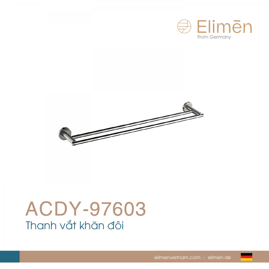 Thanh vắt khắn đôi Elimen - Mã ACDY-97603
