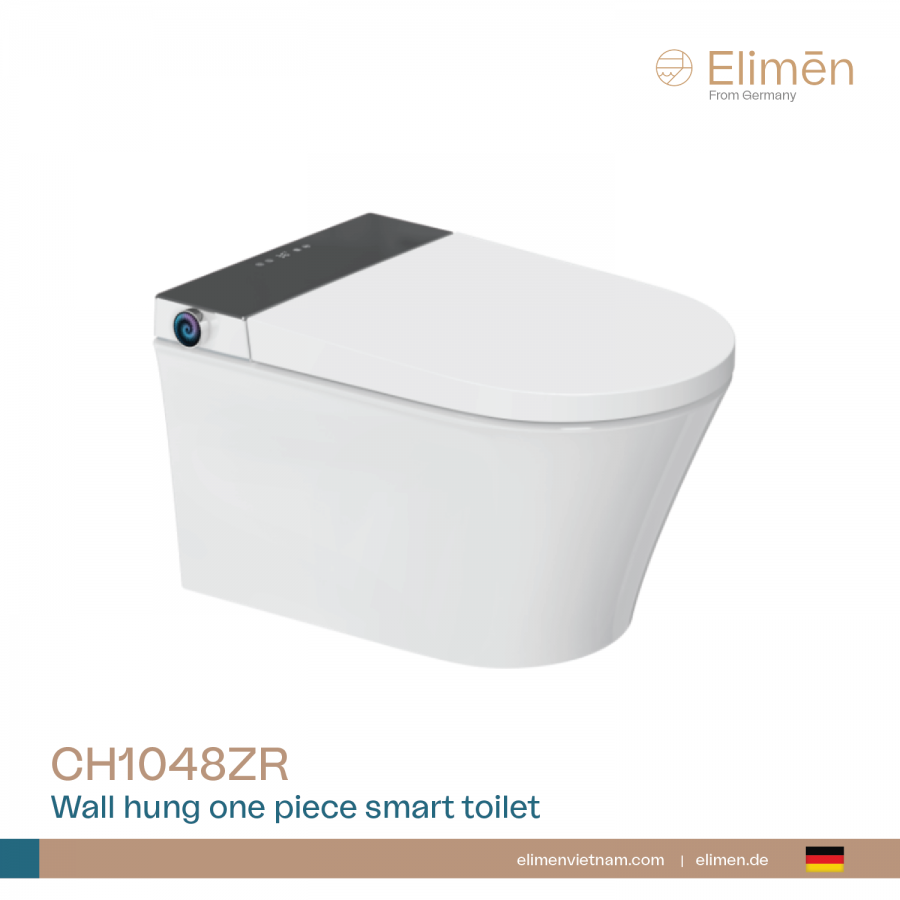 Bồn cầu thông minh treo tường | Mã CH1048ZR