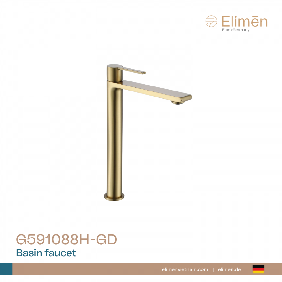 Vòi lavabo nóng lạnh | Mã G591088H-GD