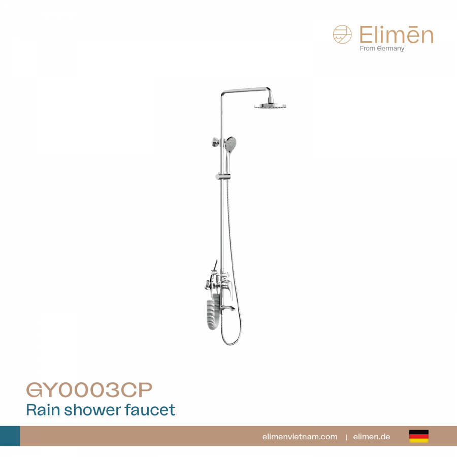 Bộ sen tắm nóng lạnh Elimen | Mã GY0003CP