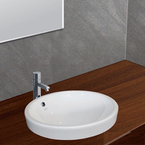 Chậu rửa Lavabo bán âm bàn Elimen | Mã LN-018