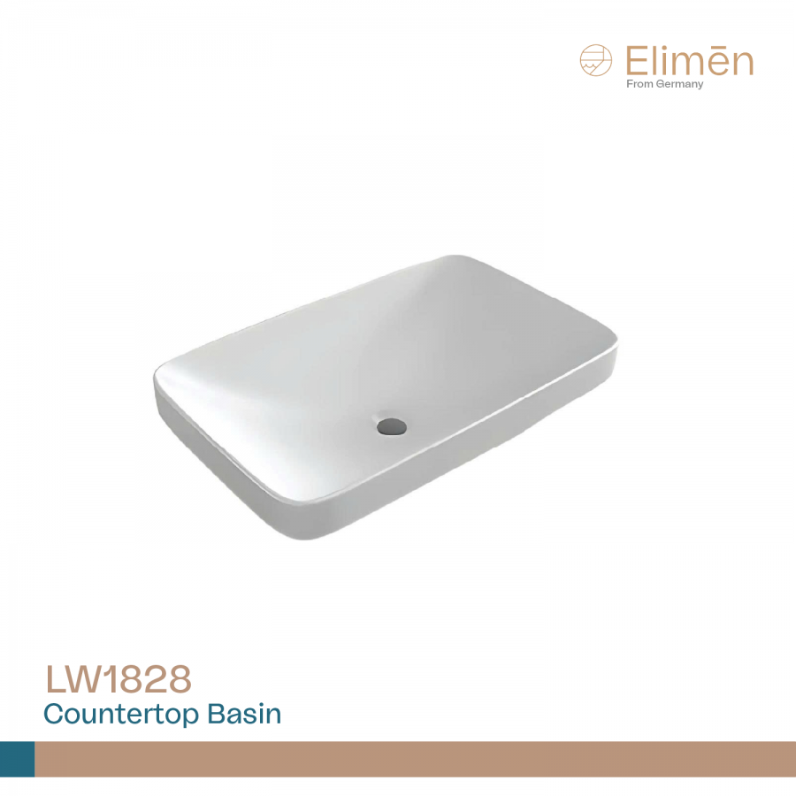 Chậu rửa Lavabo đặt trên bàn Elimen | Mã LW1828