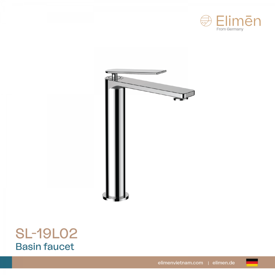 Vòi lavabo nóng lạnh | Mã SL-19L02