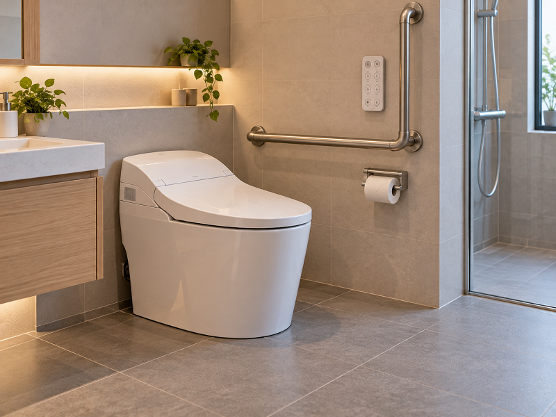 Cách chọn bồn cầu thông minh cho người già