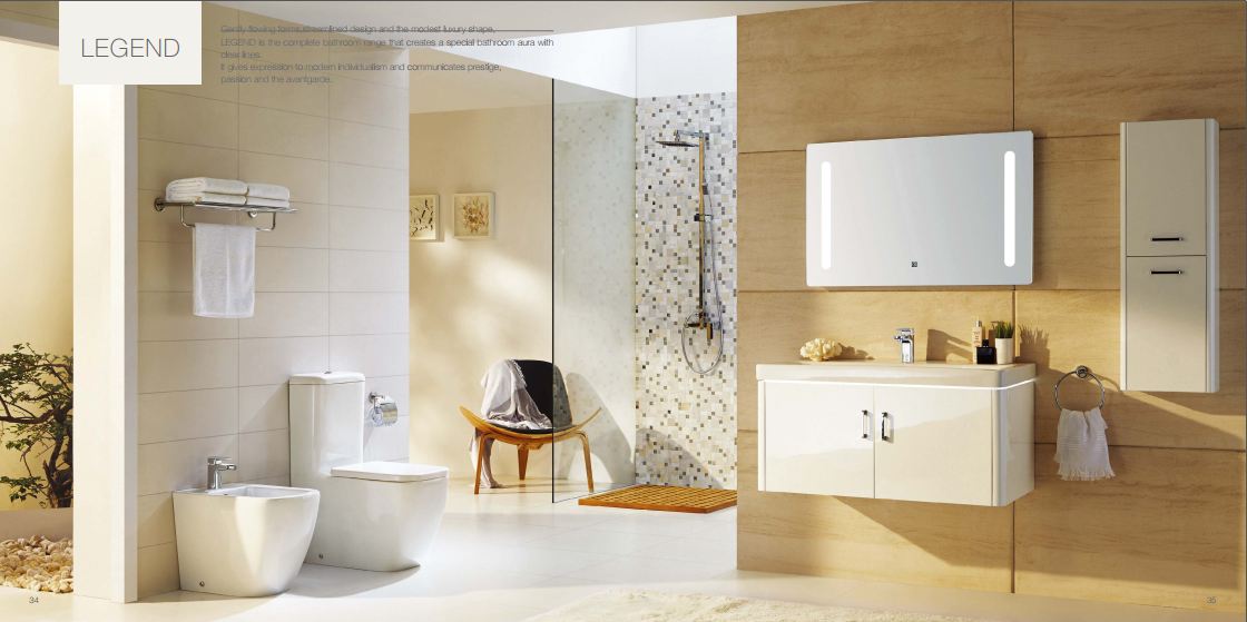 Thiết bị vệ sinh phòng tắm Elimen thiết kế phong cách LEGEND 