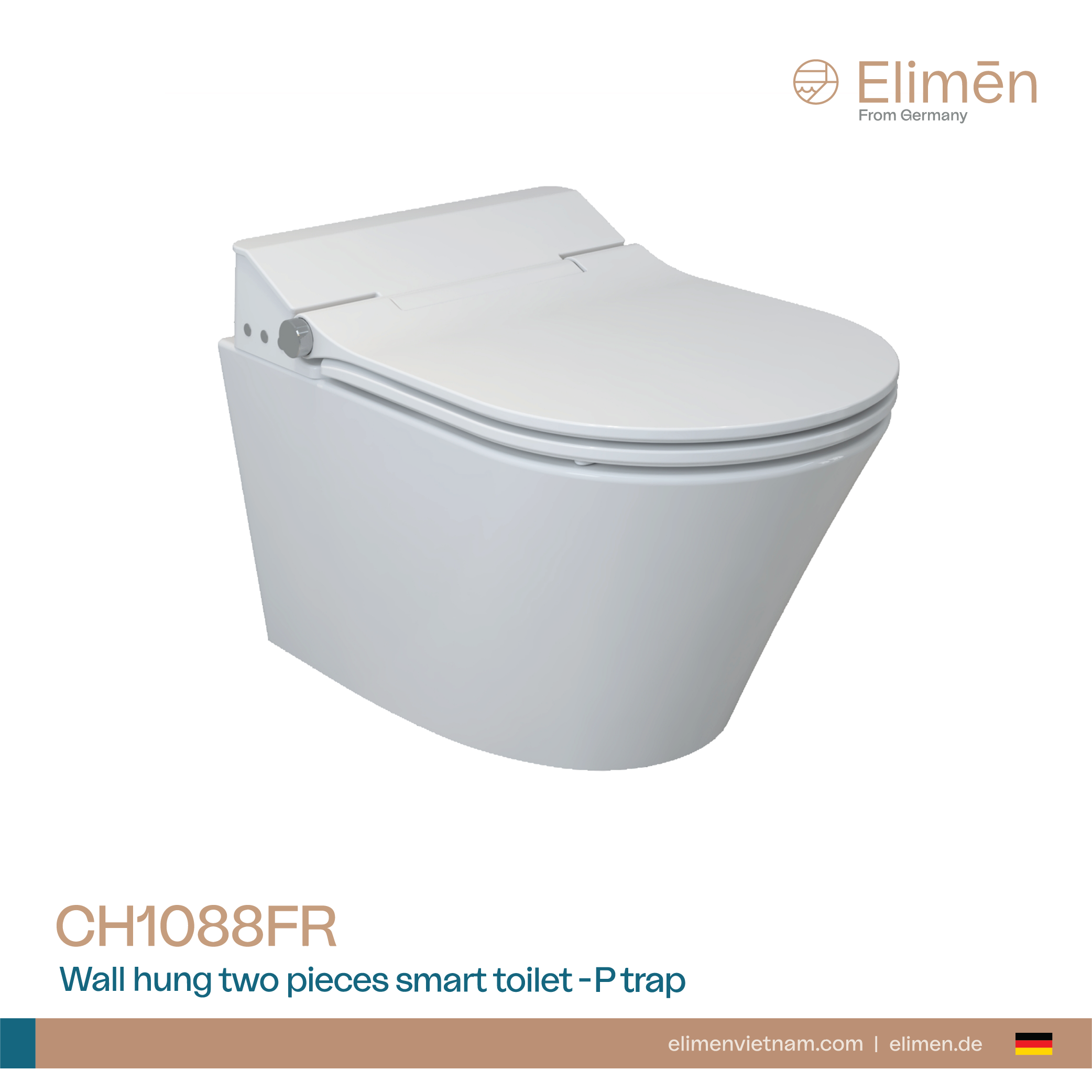 Elimen intelligent toilet - Code CH1088FR-305