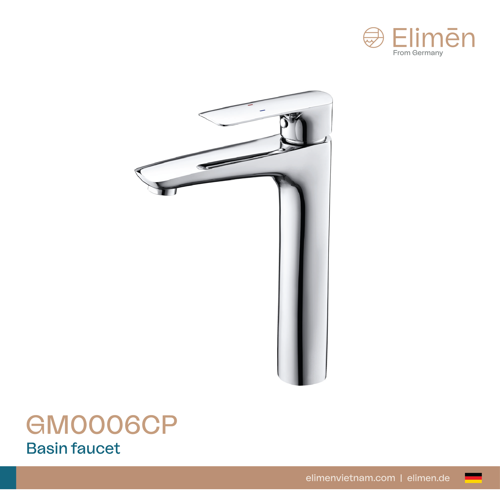 Elimen basin faucet - Code GM0006CP