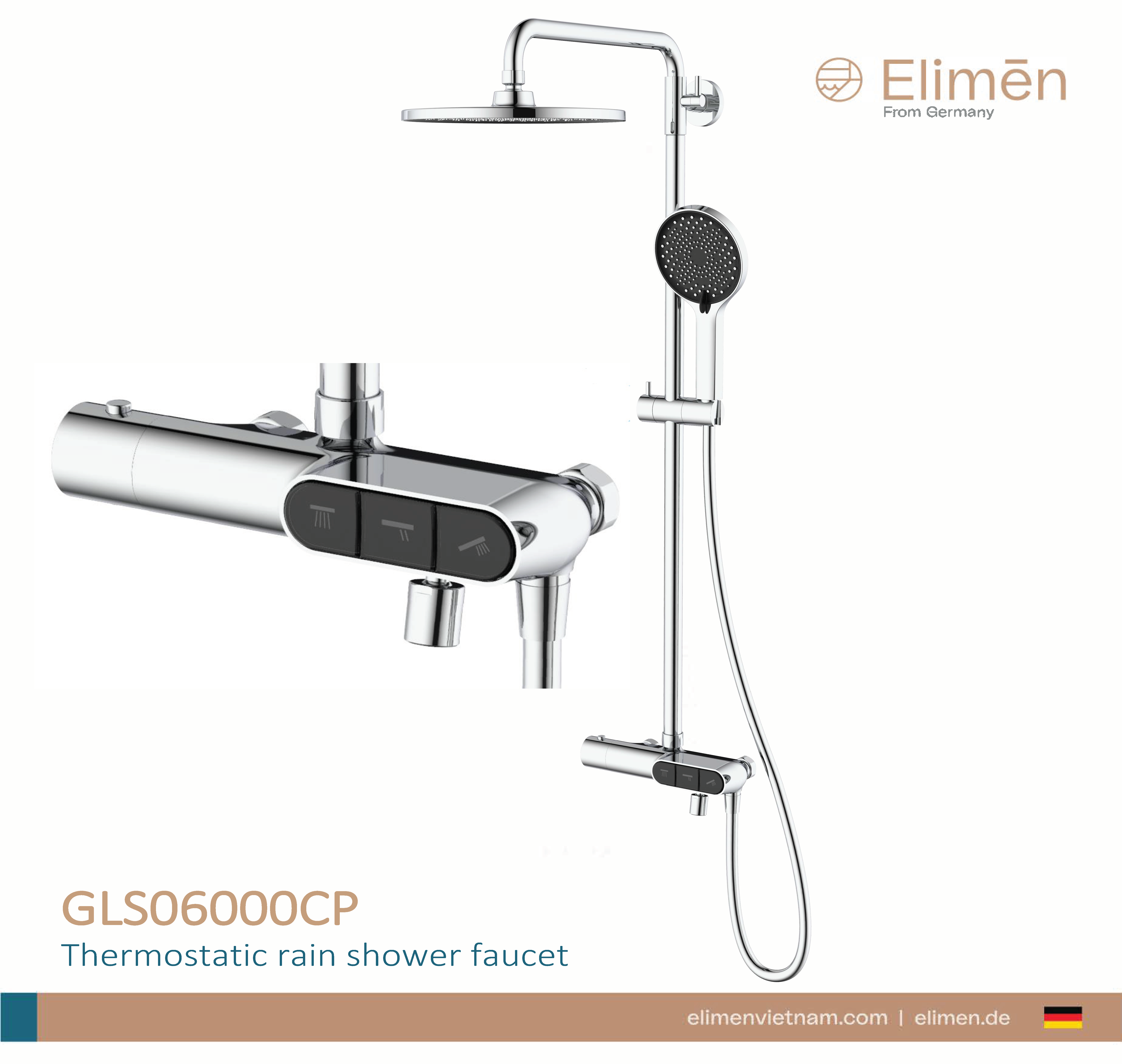 Sen cây tắm Elimen - Mã GLS06000CP