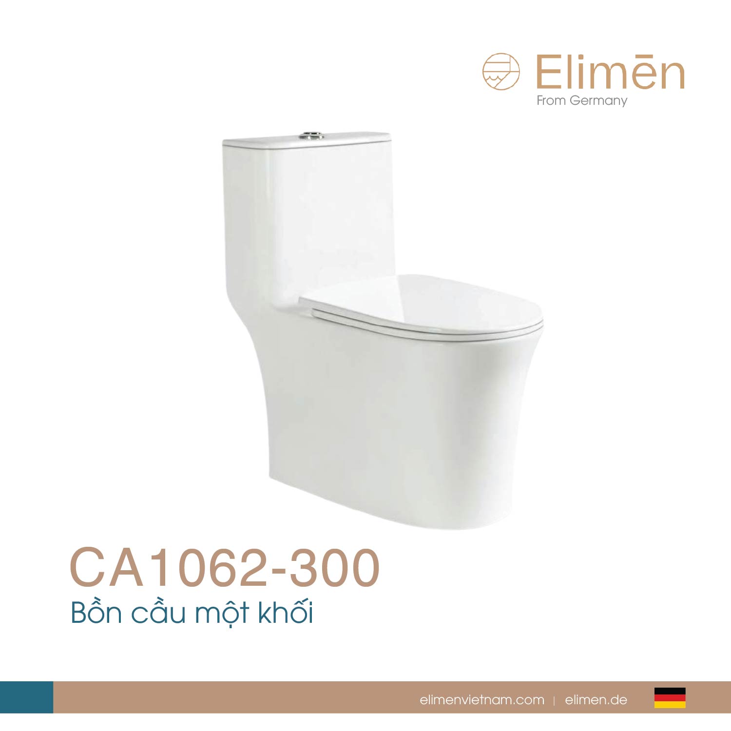 Bồn cầu 1 khối | Mã CA1062-300