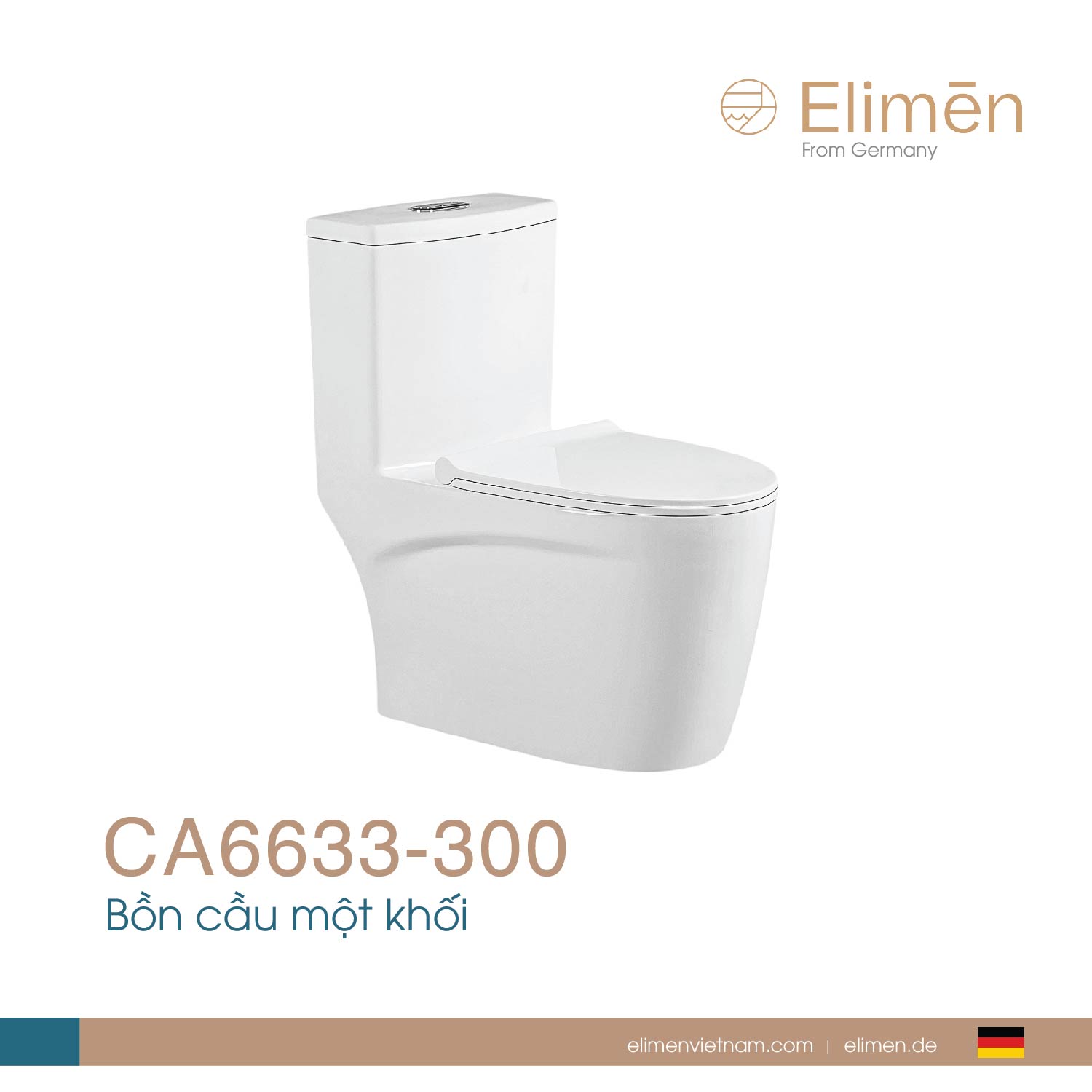 Bồn cầu 1 khối | Mã CA6633-300