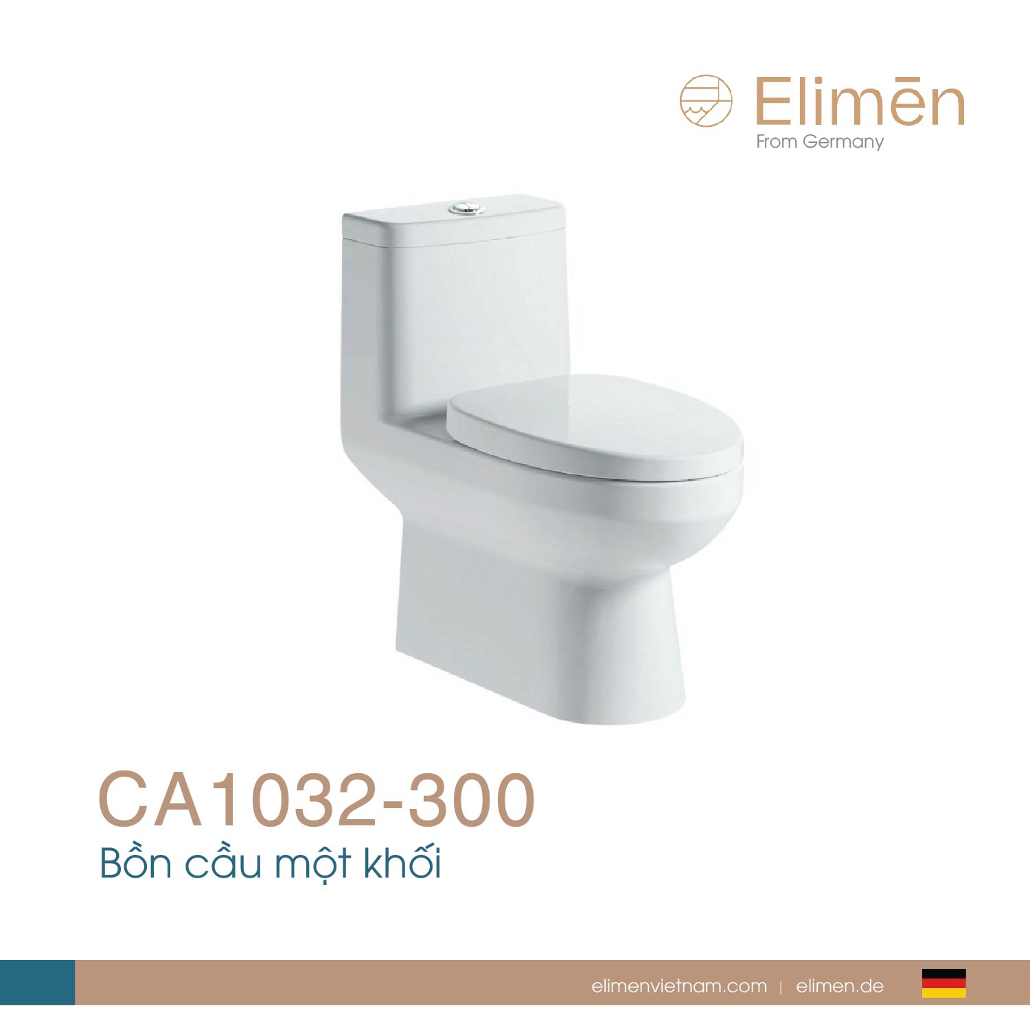 Bồn cầu một khối | Mã CA1032-300