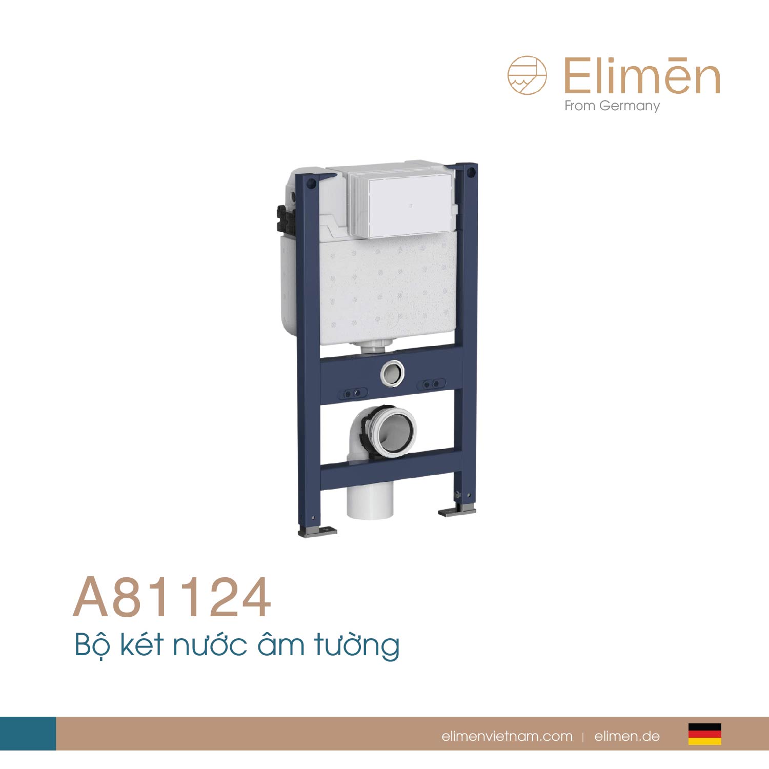 Bộ két nước âm tường | Mã A81124