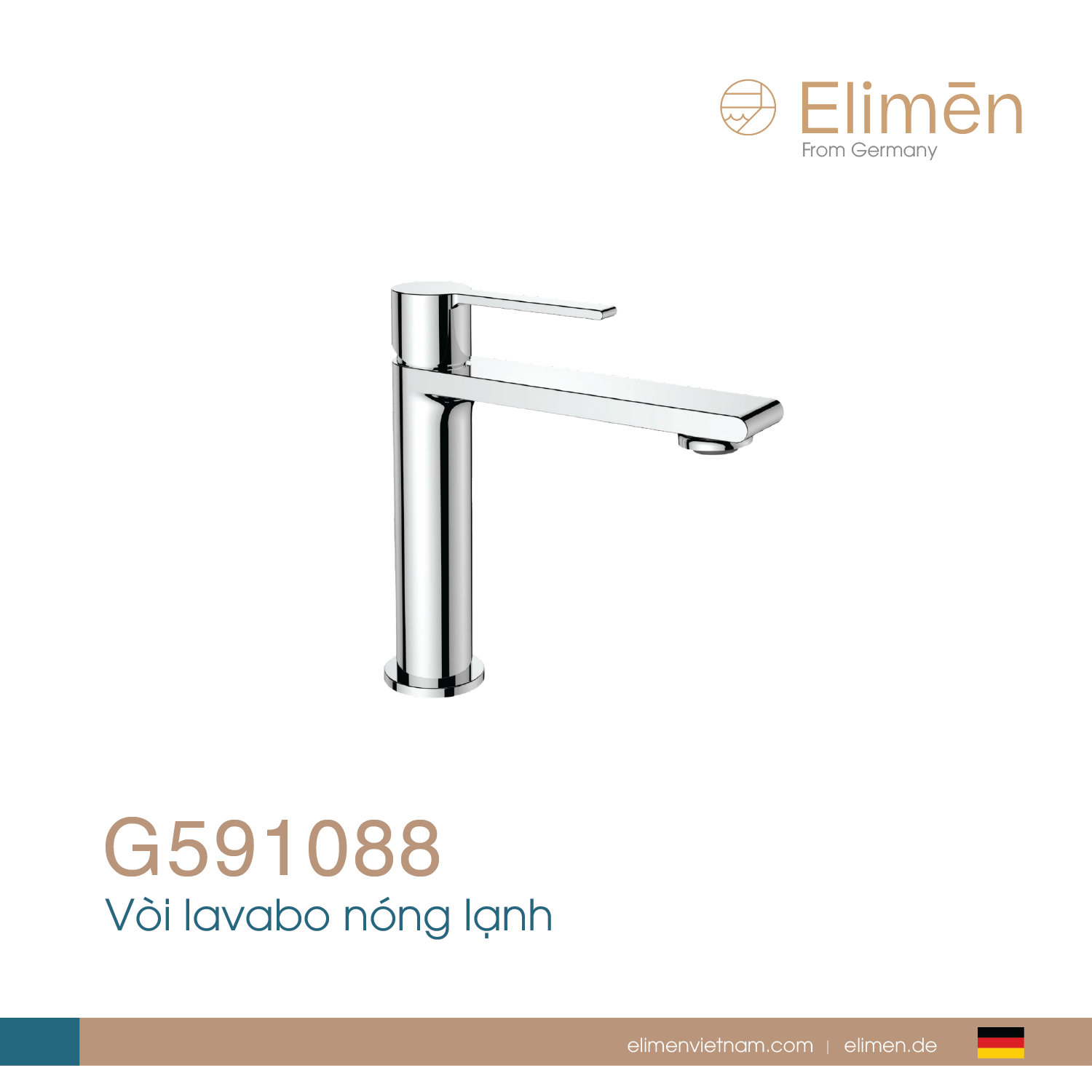 Vòi lavabo nóng lạnh | Mã G591088