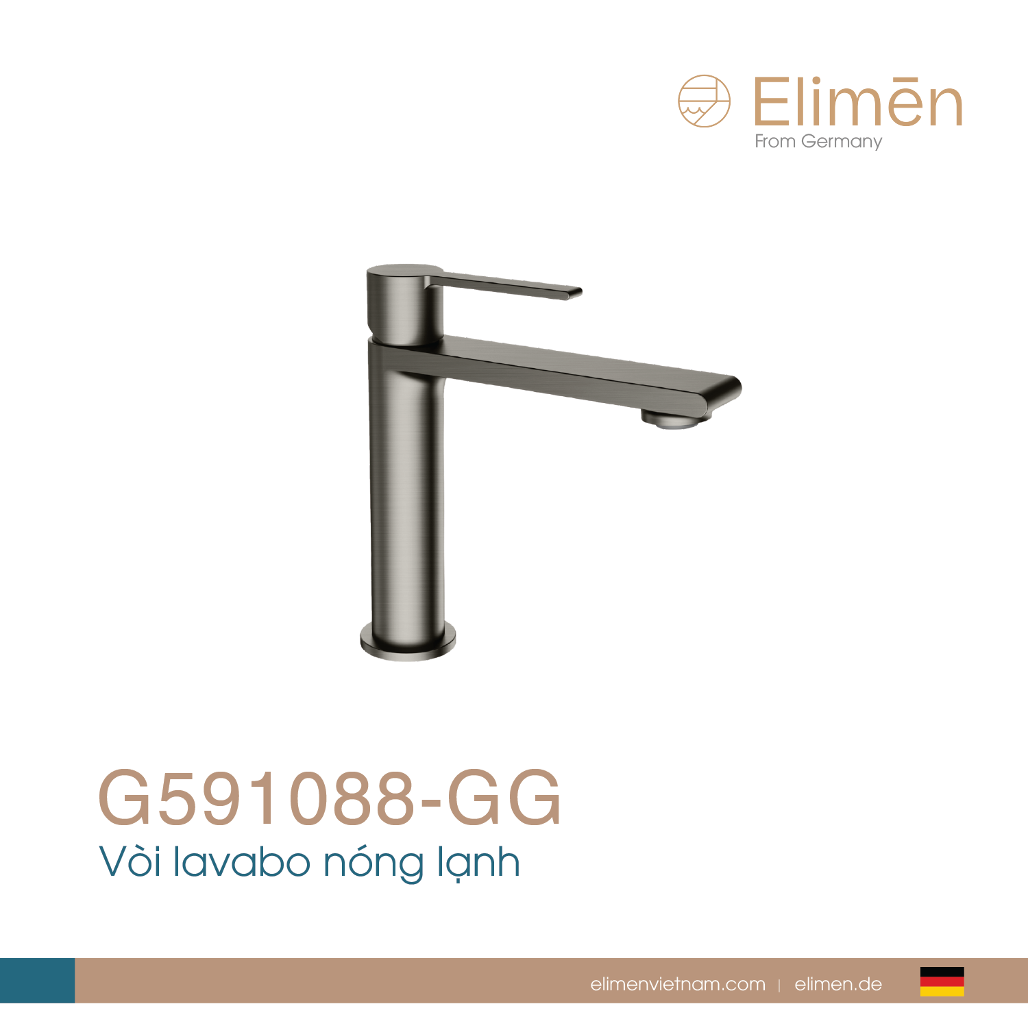 Vòi lavabo nóng lạnh | Mã G591088G