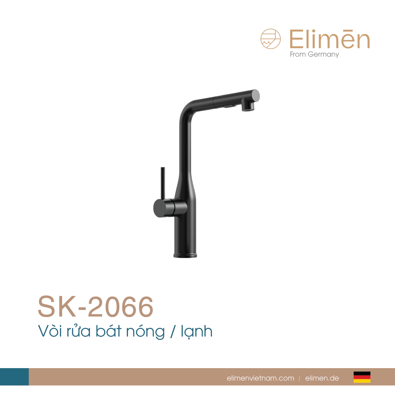 Vòi rửa bát nóng / lạnh | Mã SK-2066