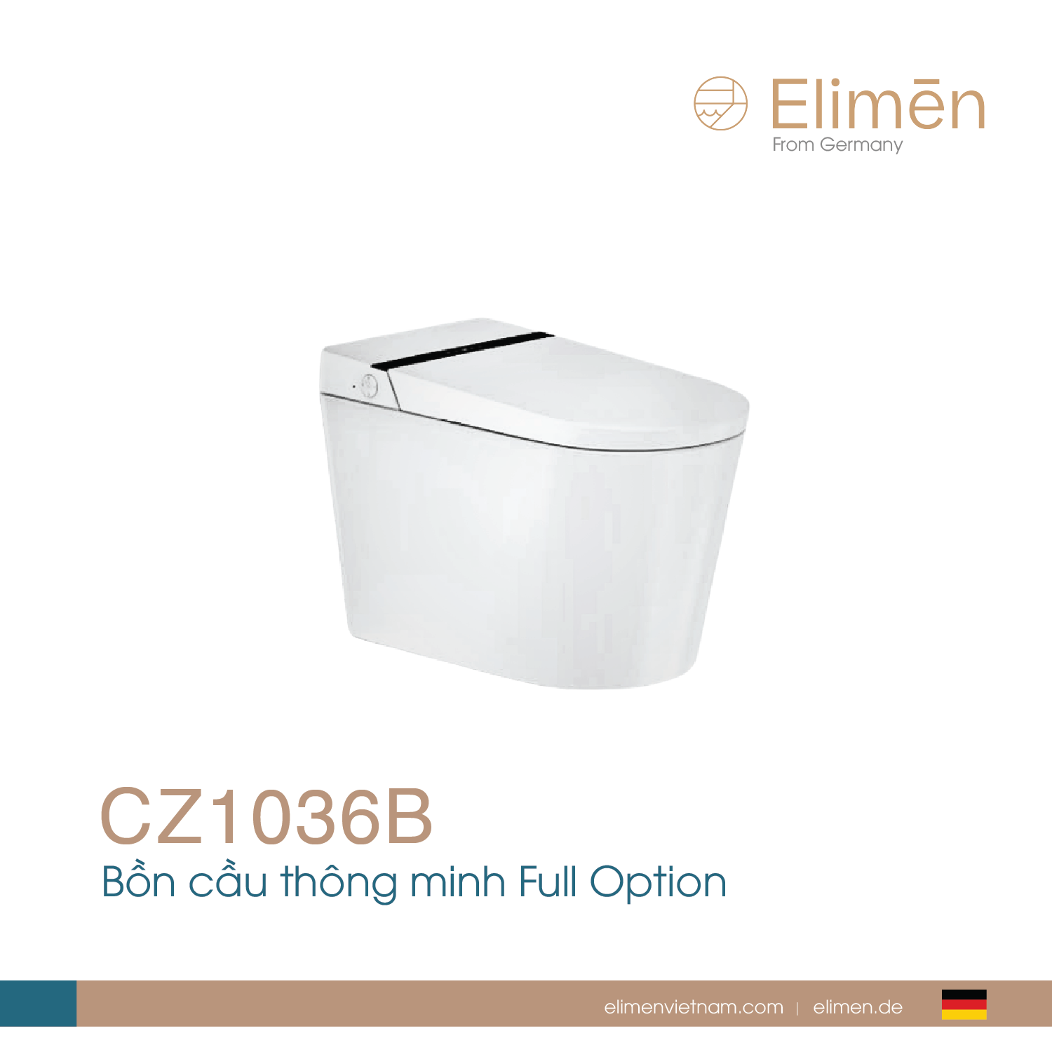 Bồn cầu thông minh | Mã CZ1036B