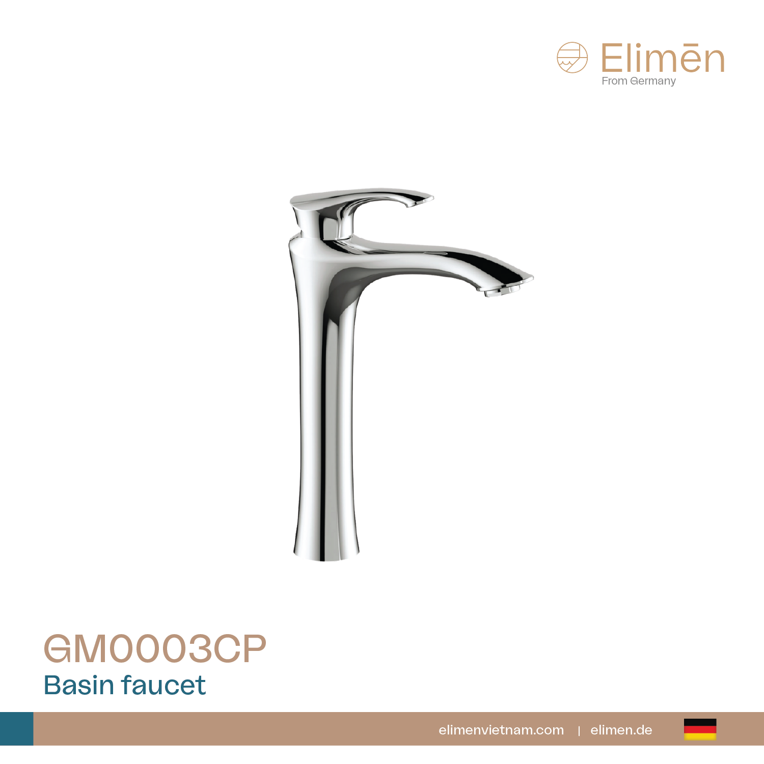 Vòi lavabo nóng lạnh | Mã GM0003CP