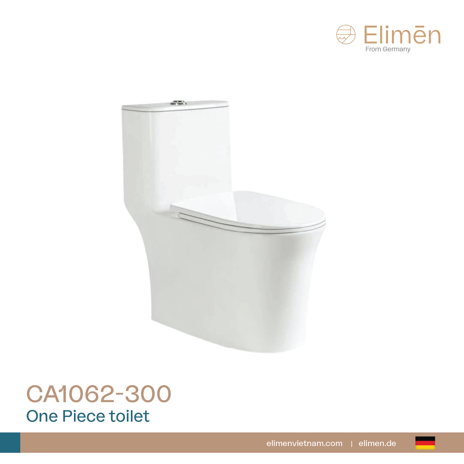 Bồn cầu 1 khối | Mã CA1062-300