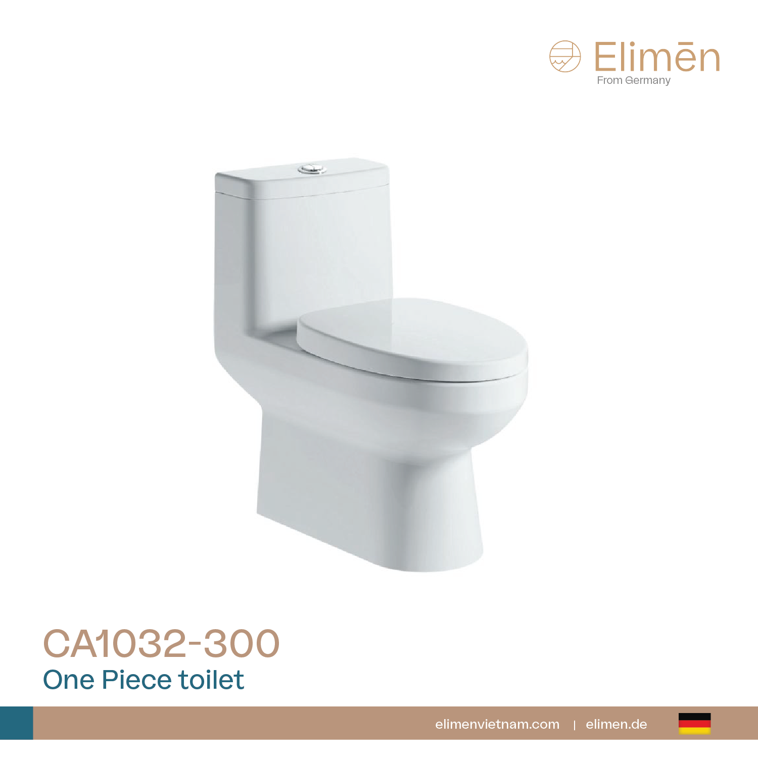 Bồn cầu một khối | Mã CA1032-300